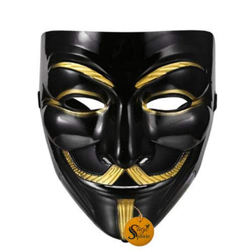 Sage Square V for Vendetta Comic FACE MASK Fawkes Mask Anonymous Edition FaceMask Perfect Fit Cosplay V for Vendetta, Birthday 