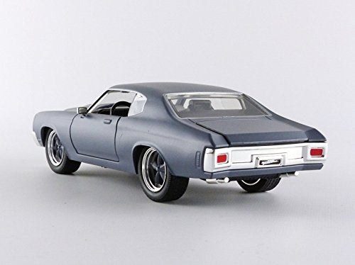 Jada Toys Fast & Furious Diecast '70 Chevy Chevelle Ss Vehicle (1:24 Scale),Matte Grey