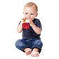 Ambi Toys Trumpet - Multi-Colored Musical Baby Toy for Ages 12 Months+, Medium Size, Engaging and Fun Developmental Play