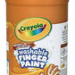 Crayola Washable Finger Paint - Orange (16 Oz), Toddler Paint For Arts & Crafts, Kids Classroom Supplies, Nontoxic & Easy To Clean