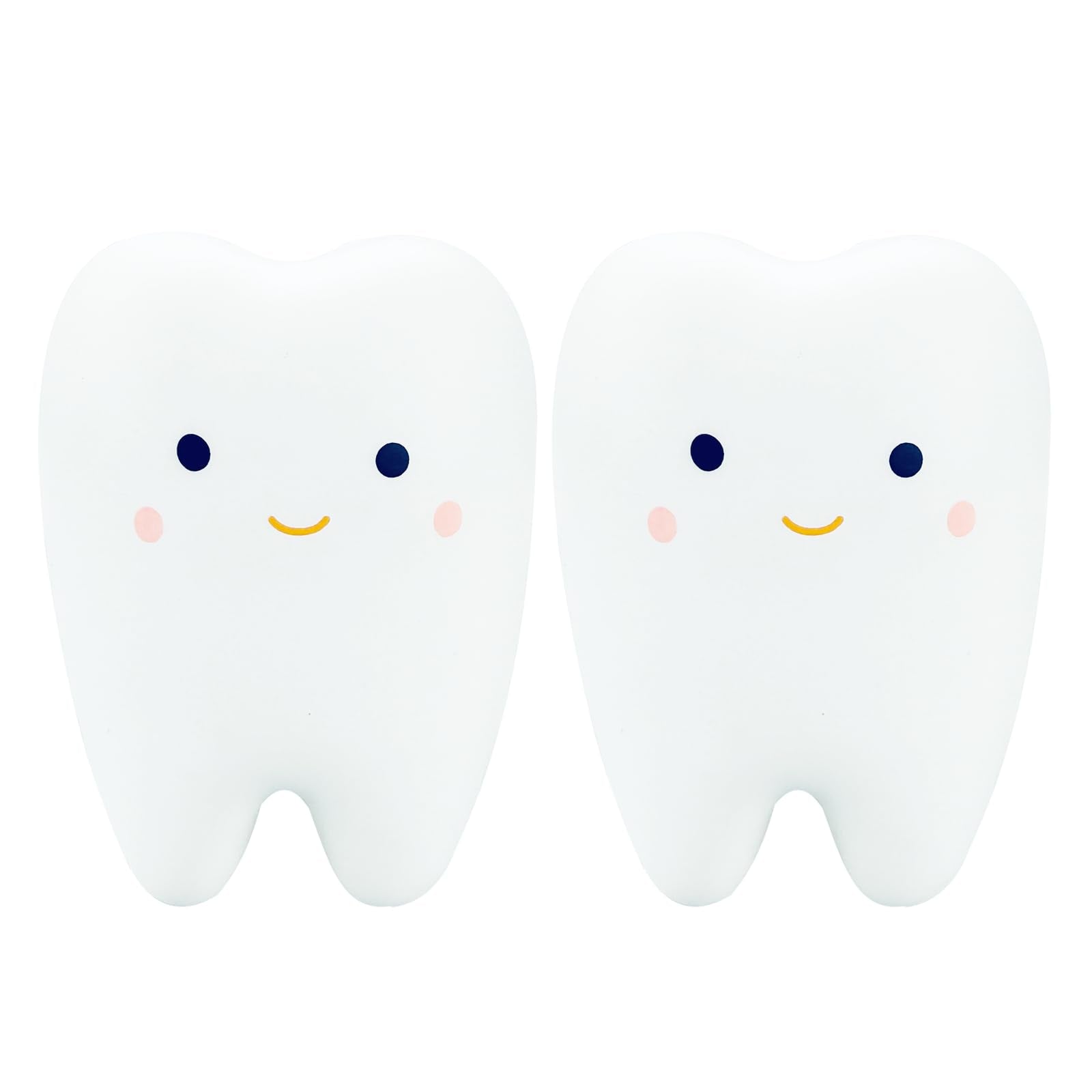 Funnysquee Tooth Squishies Squeeze Toy For Dental School Gifts - Fun And Effective Dental Toys & Gifts(2 Pcs)