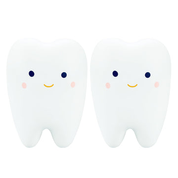 Funnysquee Tooth Squishies Squeeze Toy For Dental School Gifts - Fun And Effective Dental Toys & Gifts(2 Pcs)