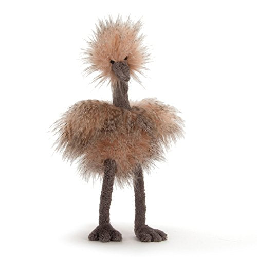 Jellycat Odette Ostrich Stuffed Animal - 17 Plush Toy, Multicolor Bird, Classic Children's Gift, Medium Size