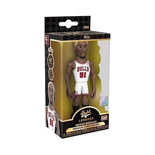 Funko Gold 5" NBA Legends Dennis Rodman Figure - Vinyl, White, Model 61158, Styles May Vary