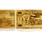 American Art Classics Gold Million Dollar Bill Commemorative - Small Steel Replica