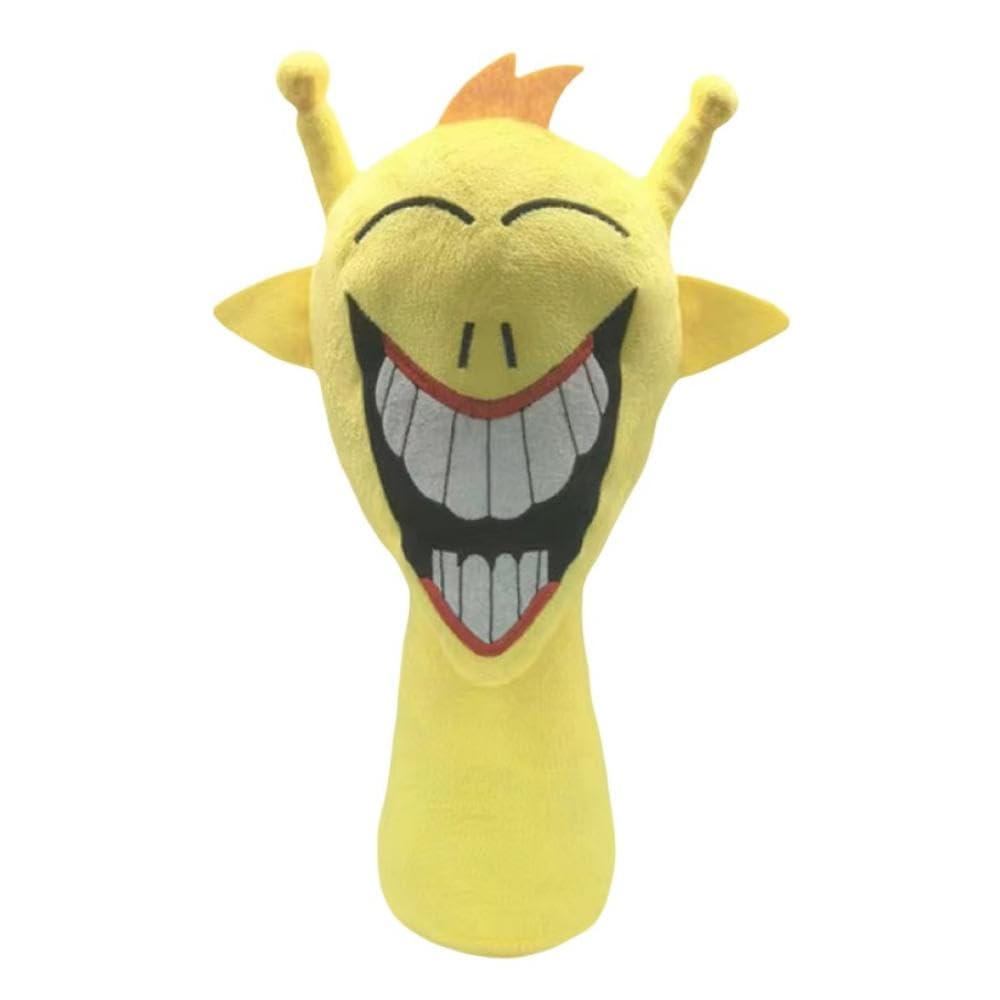 Wehdl Sprunki Plush, 10'' Cute Horror Yellow Simon Plushies Toy For Fans Gift, Soft Stuffed Figuer Doll For Kids Adults, Birthda