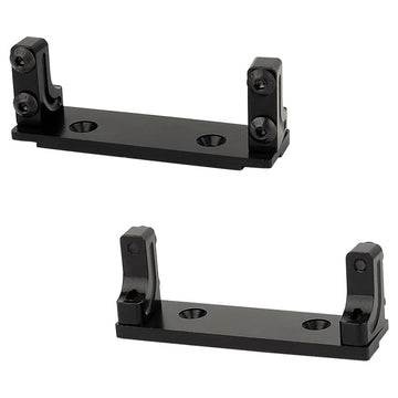 RZXYLRC 1/10 Metal Alloy Front Axle Servo Mount Holder Servo Fixed Bracket for AXI03004 Capra 1.9 RC Car Alloy Upgrade Parts (Bl