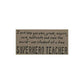 Watchover Voodoo 3-Inch Superhero Teacher - Handcrafted Gift To Bring Good Luck And Positivity Everywhere You Go