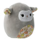 Squishmallows Kellytoy 2023 Easter Elea The Lamb 5/ ' ', Grey