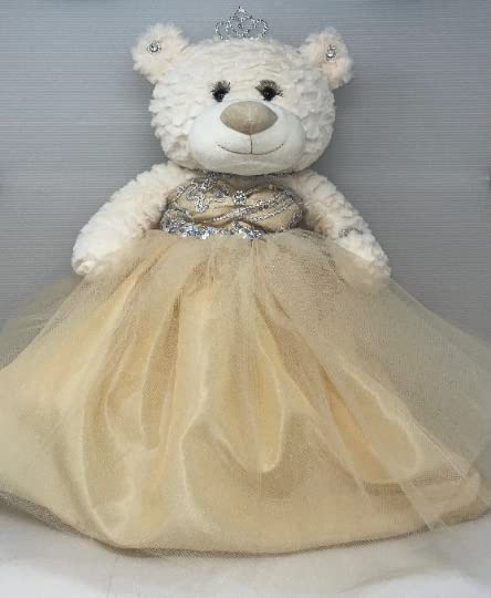 Kinnex Collections Since 1997 20' Quince Anos Quinceanera Last Doll Teddy Bear With Dress (Centerpiece) ~ Arc16831-34 (Champane)