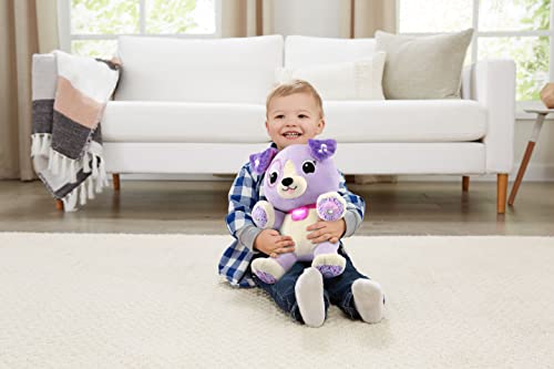 LeapFrog Pal Scout Smarty Paws | Soothing & Sensory Cuddly Toddler Toy with Lights & Music | Suitable for Ages 6-36 Months | Vio