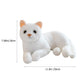 Kisangel 1Pc Plush Cat Stuffed Animal Cats That Look Real Plush Stuffed Toy Cat For Babies Boys& Girls (White)