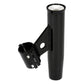 Lees Clamp-On Rod Holder - Black Aluminum - Vertical Mount - Fits 1.900 O.D. Pipe