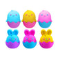 Schylling Needoh Bunnies & Chicks - Sensory Toys With A Satisfying Dough Filling - A Mix Of Squishable Bunnies And Chicks - Ages