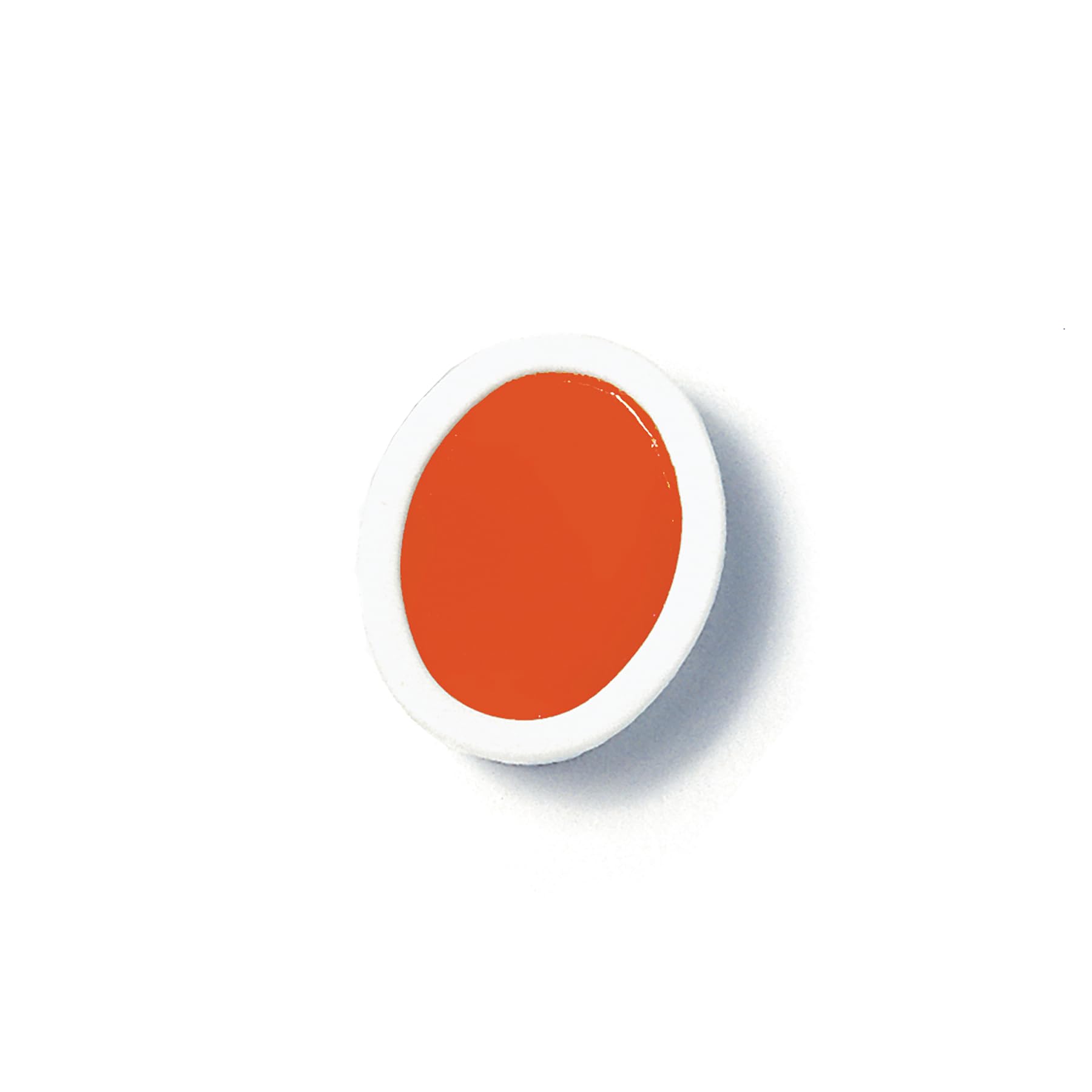 Prang Refill Pans for Oval Watercolor Set, 12 per Box, Red Orange (00810)