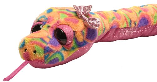 WILD REPUBLIC Snake Plush Stuffed Animal, Sherbert Color, 54" Polyester Toy, Model 17159