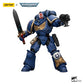 JoyToy Warhammer 40K Ultramarines Heroes of The Chapter Primaris Lieutenant Erastus 1:18 Scale Action Figure Mecha Joy Toy Collection Model 4.76in