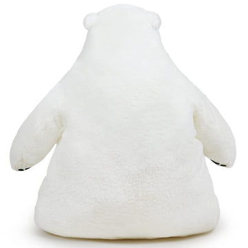Yeqivo Giant Djungelskog Bear Huge White Bear, Simulation Giant Stuffed Bear Soft Big Bear Plush Toy Gifts For Kids Girlfriend(W