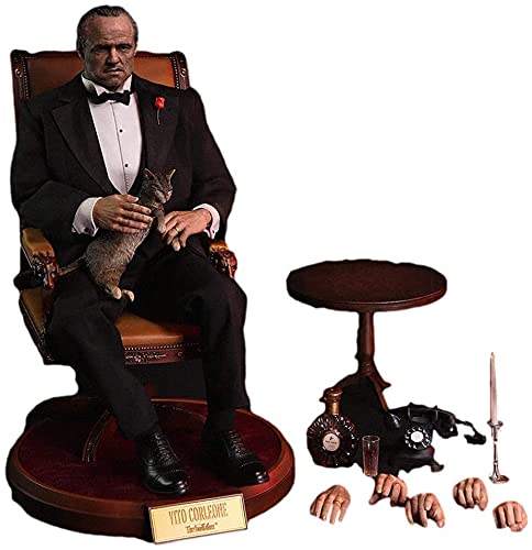 DAMTOYS 1/6 Scale The Godfather 1972 Vito Corleone Action Figure, Medium, Multicolor, Model SJYT-001