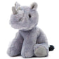 The Petting Zoo Rhino Stuffed Animal, Gifts For Kids, Wild Onez Zoo Animals, Rhino Plush Toy 9 Inches