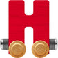Nametrains Bright Letter Car H - Made In Usa (Red)