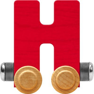 Nametrains Bright Letter Car H - Made In Usa (Red)