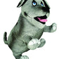 MerryMakers Walter the Farting Dog Plush Toy, 8-Inch, Grey, Model 1455, Soft Plush Material