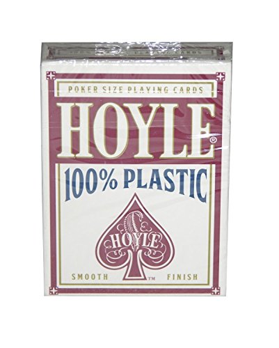 Bicycle Hoyle Red Poker Sized 100% Plastic Playing Cards