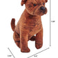WILD REPUBLIC Staffordshire Bull Terrier Plush Toy - 5.5" Stuffed Animal with Sound, Made from Recycled Materials, Great Gift for Kids