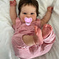 Kokomandy Cute 24Inch Realistic Reborn Baby Dolls Toddler Girl That Look Real Soft Silicone Weighted Newborn Bebes Reborn With B