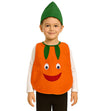 Fancydresswale Orange Fancy Dress Costume For Kids | Free Size 2-10 Years | School Functions, Fancy Dress Competitions, Theme Pa