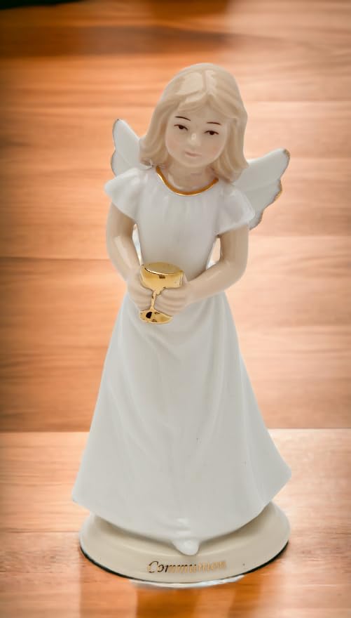 Cosmos Gifts 20931 First Communion Angel Figurine 5 5/8H