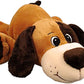 Anico Collectible Plush Toy Laying Down Stuffed Animal, Dog, 9 Inches Tall