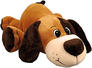 Anico Collectible Plush Toy Laying Down Stuffed Animal, Dog, 9 Inches Tall