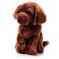 The Petting Zoo Chocolate Lab Plush Toy 12" - Brown Medium Stuffed Animal for Kids, Model 722410, Polyester