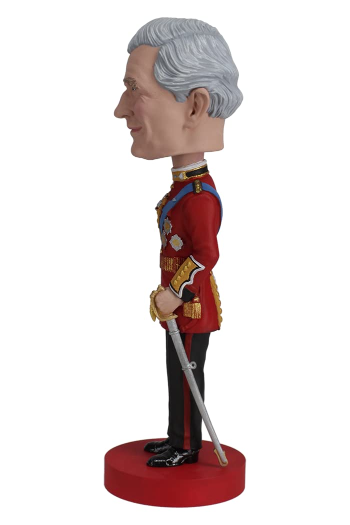Royal Bobbles Prince Charles III Bobblehead Statue - Limited Edition, Multicolor, Plastic, One Size