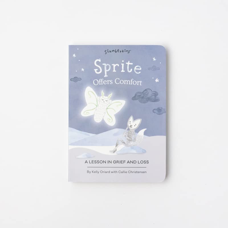 Slumberkins Rainbow Sprite Snuggler & 2 Board Books Complete Set Bundle | Supports Grief & Loss, Acceptance & Resilience | Social Emotional Tools (Rainbow Sprite Snuggler Plush + 2 Board Books)