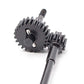 KYX Racing Hardened Steel 32P Portal Gear Set 23T/12T 2pcs Upgrades Accessories for RC Crawler Car Axial SCX10 III AXI03007 Capr