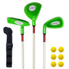 Kids Golf Clubs Set For Child,Konday Kids Golf Set Include Drive,Iron,Putter,Carry Bag And Soft Balls Right Hand (Green)