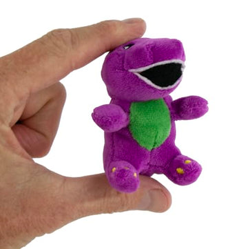World's Smallest Barney Plush Toy - Miniature Purple Dinosaur - Model 5193