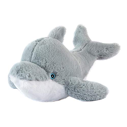Wild Republic Ecokins Dolphin Stuffed Animal 12 Inch, Eco Friendly Gifts For Kids, Plush Toy, Handcrafted Using 16 Recycled Plas