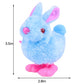CICITOYWO Bunny and Jumping Chick Wind Up Toys Novelty Chicken Hopping Windup Toy for Kids Toddlers mature-themed Easter Egg Hunt Basket Stocking Stuffers Party Favors Goody Bag Fillers Gifts (Colorful-2)