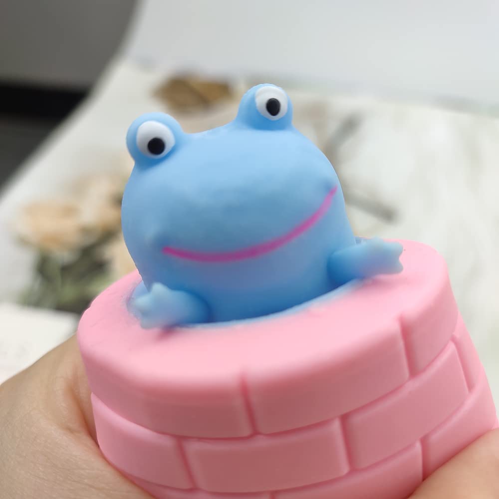 Fidget Toys Squishy Toys Stress Toy For Adults Stress Anxiety Relief Frog Cup Squeeze Toys For Kids Decompression Sensory Squish