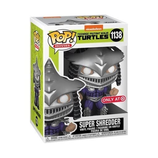 Funko POP! Teenage Mutant Ninja Turtles Super Shredder #1138 Vinyl Figure - 3.75 inches, Multicolor, Exclusive Collectible