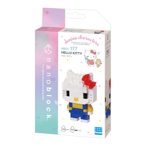 Nanoblock - Sanrio - Hello Kitty Ver. 2, Character Collection Series Building Kit