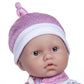 Jc Toys La Baby Caucasian 11-Inch Small Soft Body Baby Doll La Baby | Washable |Removable White & Pink Floral Outfit W/Hat, Pacifier & Blanket | For Children 12 Months +