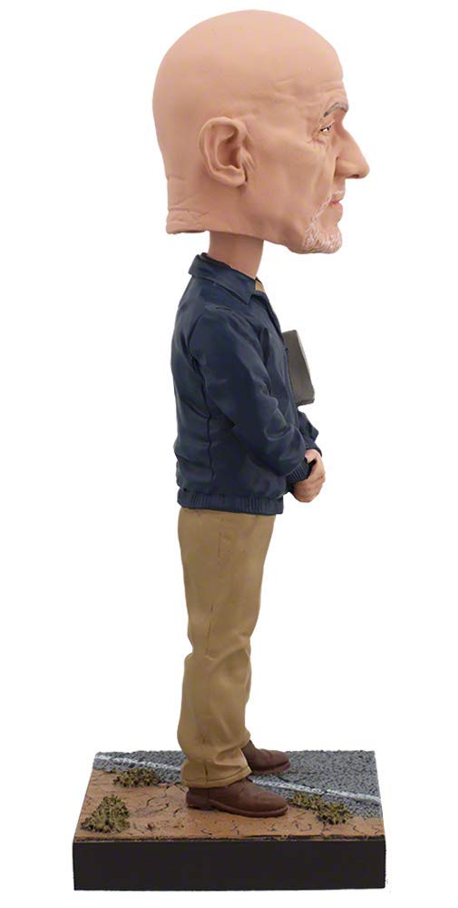 Royal Bobbles Better Call Saul Mike Ehrmantraut Bobblehead Statue, 8" Multicolor Resin Collectible, Model 48573