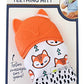 Itzy Ritzy Silicone Teething Mitt - Soothing Infant Teething Mitten With Adjustable Strap, Crinkle Sound & Textured Silicone To Soothe Sore & Swollen Gums - Baby Teething Toy For 3 Mos & Up, Fox