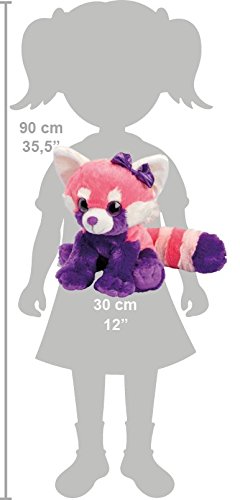 WILD REPUBLIC Red Panda Plush Stuffed Animal, 12" Polyester Toy for Kids, Model 19445