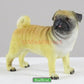 Pacific Trading Sitting Pug Puppy Figurine 3 Inch Multicolor